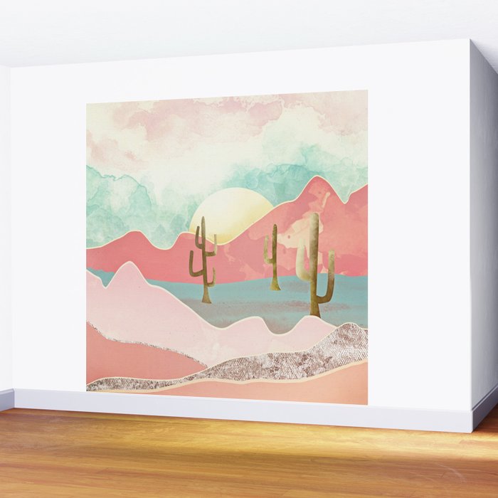 Desert Mountains Wall Mural Gallery Image 2