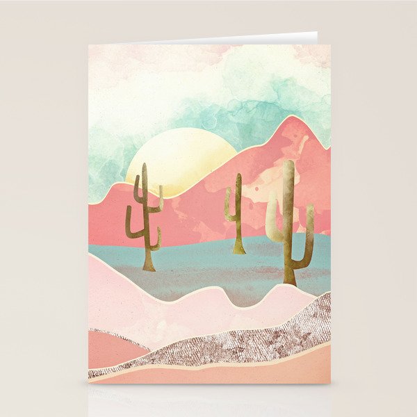 Desert Mountains Stationery Card Gallery Image 1