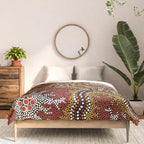 Aboriginal Art Authentic â Mountains Comforter Gallery Image 3