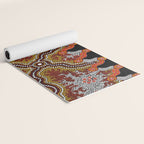 Aboriginal Art Authentic â Mountains Yoga Mat Gallery Image 2