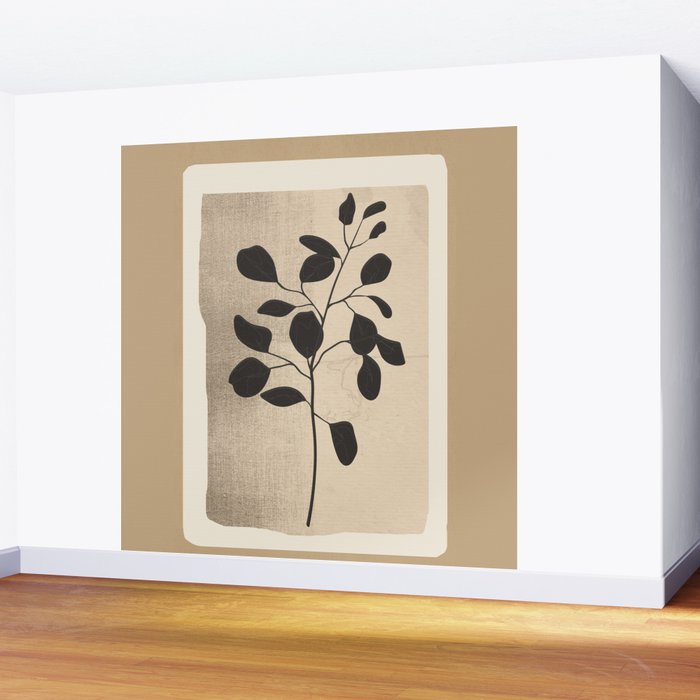 Modern Minimal Branch 1 Wall Mural Gallery Image 2
