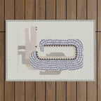 Whimsical Crocodile Outdoor Rug Gallery Image 1