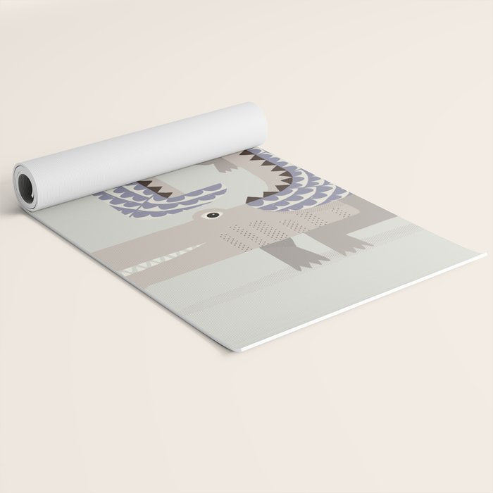 Whimsical Crocodile Yoga Mat Gallery Image 2