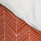 Bohemian Organic Linen Burnt Orange Comforter Gallery Image 4