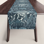 Wild West - Blue Table Runner Gallery Image 1