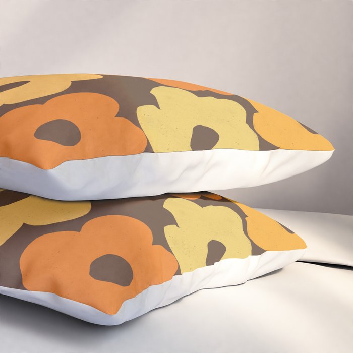 Simple Flower Pattern #2 Pillow Sham Gallery Image 3