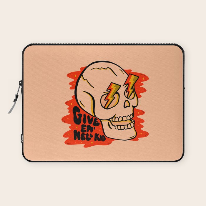 Give 'Em Hell Laptop Sleeve Gallery Image 1
