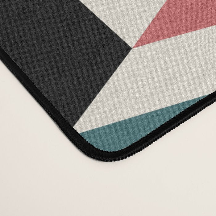 Cuboid Geometric Abstract Shapes Pattern XXXIII Desk Mat Gallery Image 4