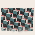 Cuboid Geometric Abstract Shapes Pattern XXXIII Wall Hanging Gallery Image 1