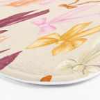 Pastel Watercolor Bow Ties Bath Mat Gallery Image 3
