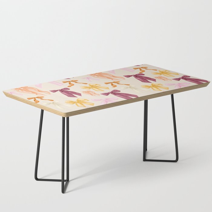Pastel Watercolor Bow Ties Coffee Table Gallery Image 1