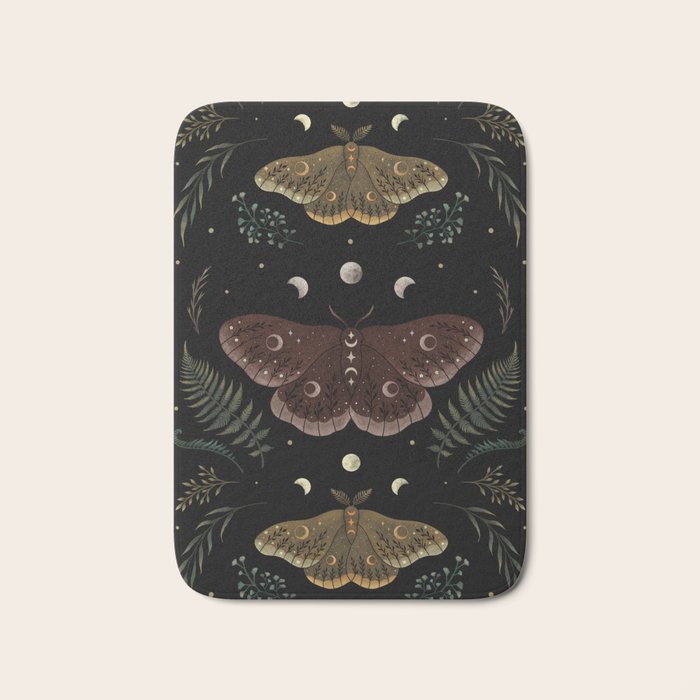 Saturnia Pavonia Bath Mat Gallery Image 1