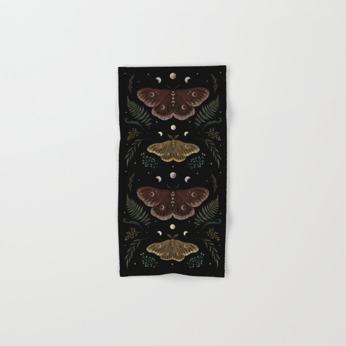 Saturnia Pavonia Hand & Bath Towel Gallery Image 1