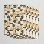 Mid century modern halfmoon pattern Wrapping Paper Gallery Image 3