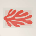 Jazz Leaf: Matisse Edition | Mid Century Series Welcome Mat Gallery Image 1