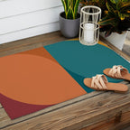 Almond Abstract XII Outdoor Rug Gallery Image 2