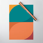 Almond Abstract XII Wrapping Paper Gallery Image 1