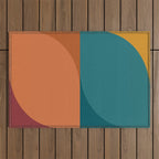 Almond Abstract XII Outdoor Rug Gallery Image 1