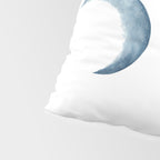 Blue Moon Phases Watercolor Pillow Sham Gallery Image 4