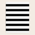 Black and White Horizontal Stripes Poster Gallery Image 4