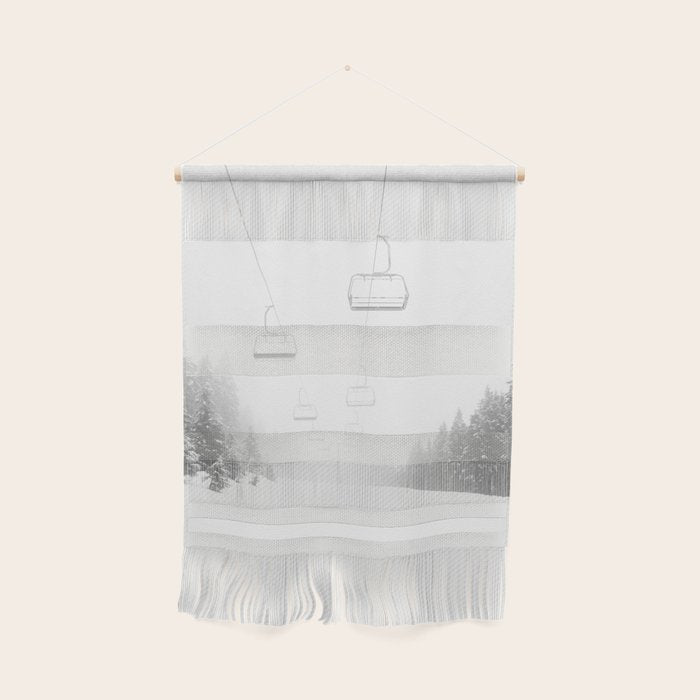 Winter Ski Lift Wall Hanging Gallery Image 1