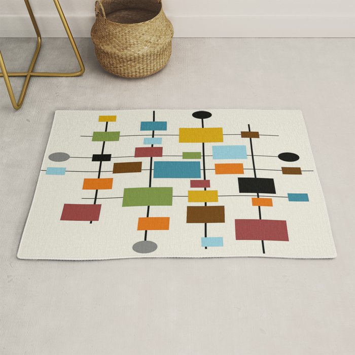 Mid-Century Modern Art 1.3 Rug Gallery Image 1