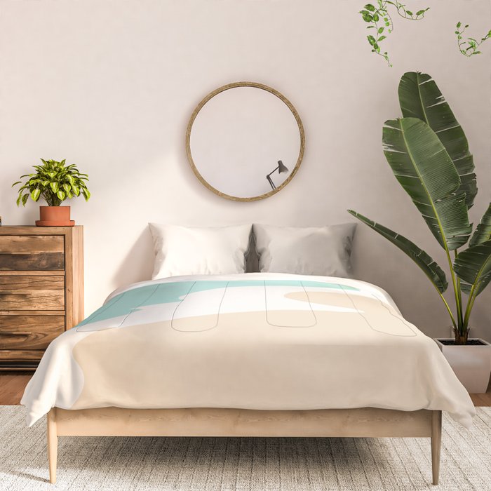 Sand and Sea Coastal Shoreline Comforter Gallery Image 3
