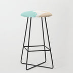Sand and Sea Coastal Shoreline Stool Gallery Image 1