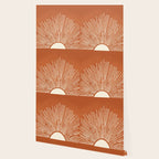 Terracota Minimalist Sun Wallpaper Gallery Image 2