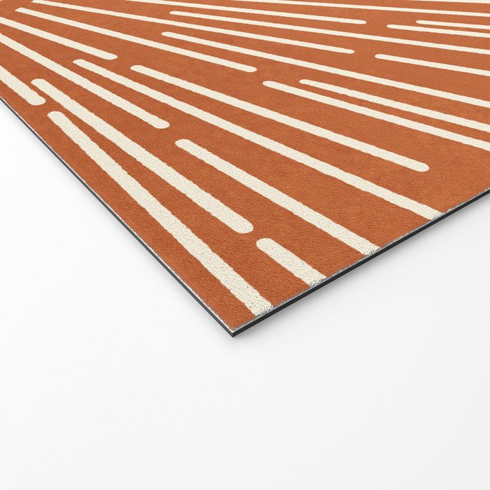 Terracota Minimalist Sun Welcome Mat Gallery Image 2