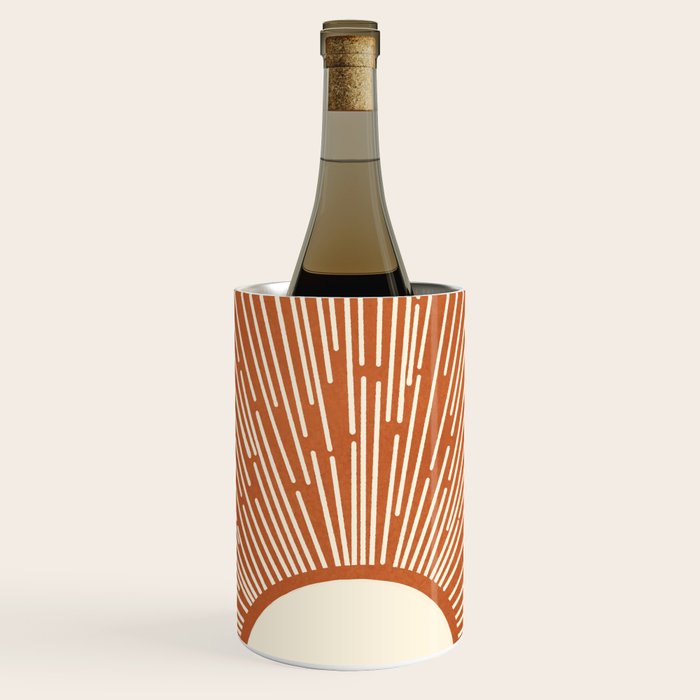 Terracota Minimalist Sun Wine Chiller Gallery Image 1