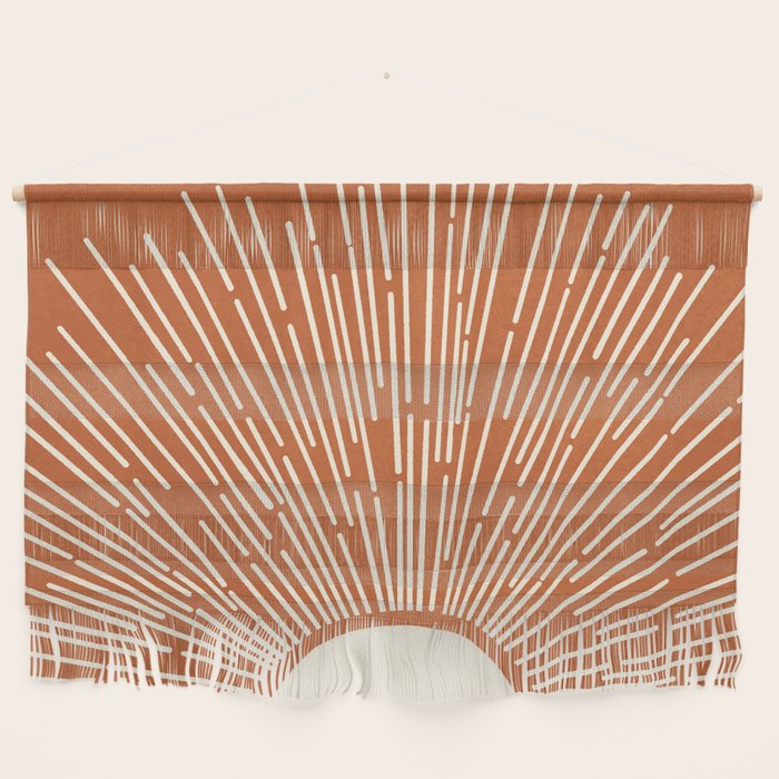 Terracota Minimalist Sun Wall Hanging Gallery Image 1