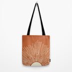 Terracota Minimalist Sun Tote Bag Gallery Image 2
