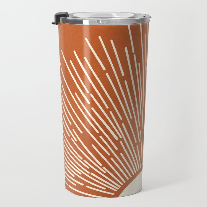 Terracota Minimalist Sun Travel Mug Gallery Image 3