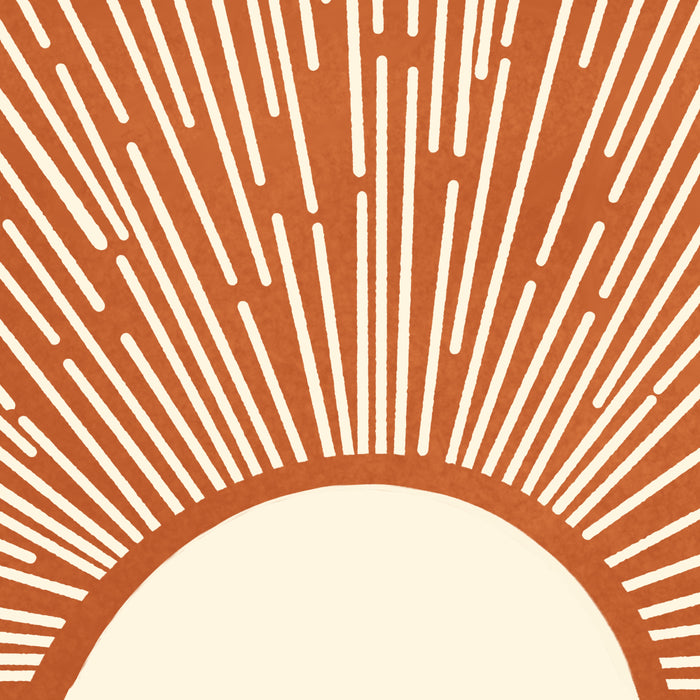 Terracota Minimalist Sun Coffee Mug Gallery Image 2