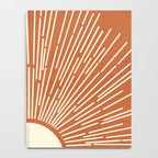 Terracota Minimalist Sun Notebook Gallery Image 4