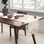 Southwestern Cowboy Toile - Light Brown on Cream Table Runner Gallery Image 2