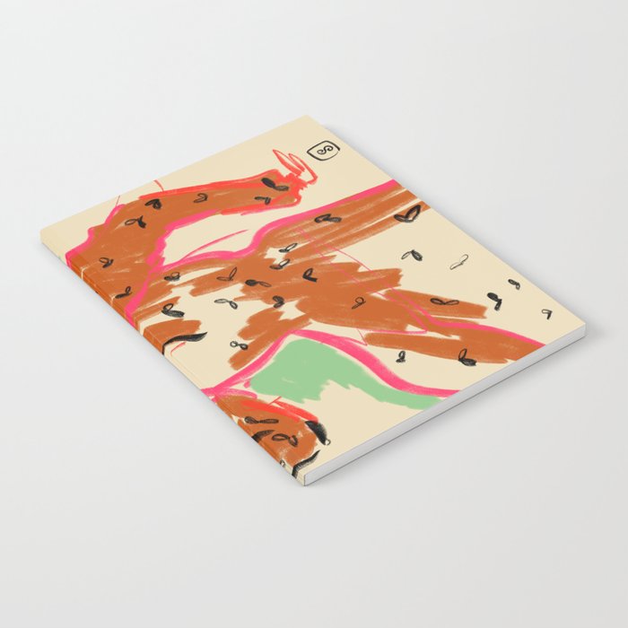 WOMAN IN A TERRACOTTA DRESS Notebook Gallery Image 1