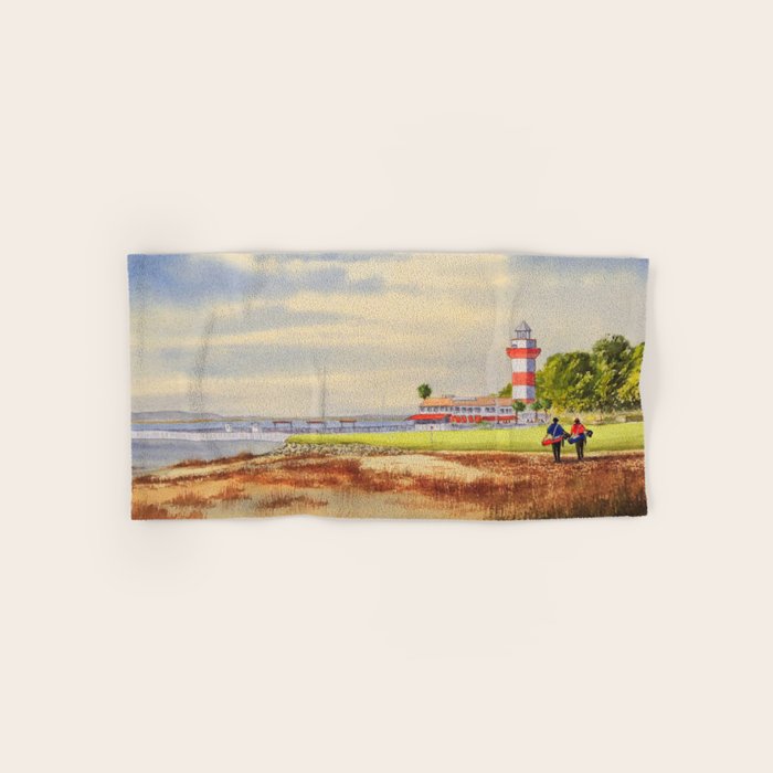 Harbor Town Golf Course SC Bath Towel Gallery Image 1