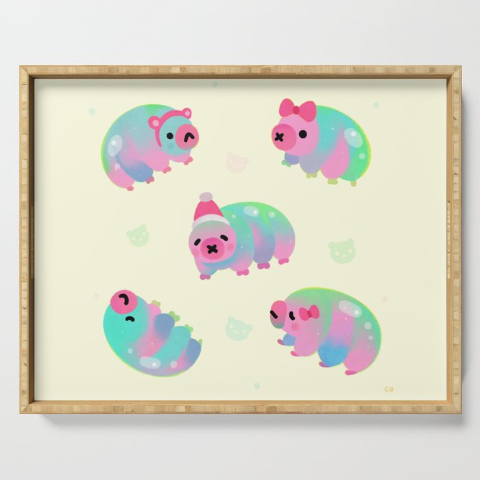 Water Bear(Tardigrades) Serving Tray Gallery Image 1