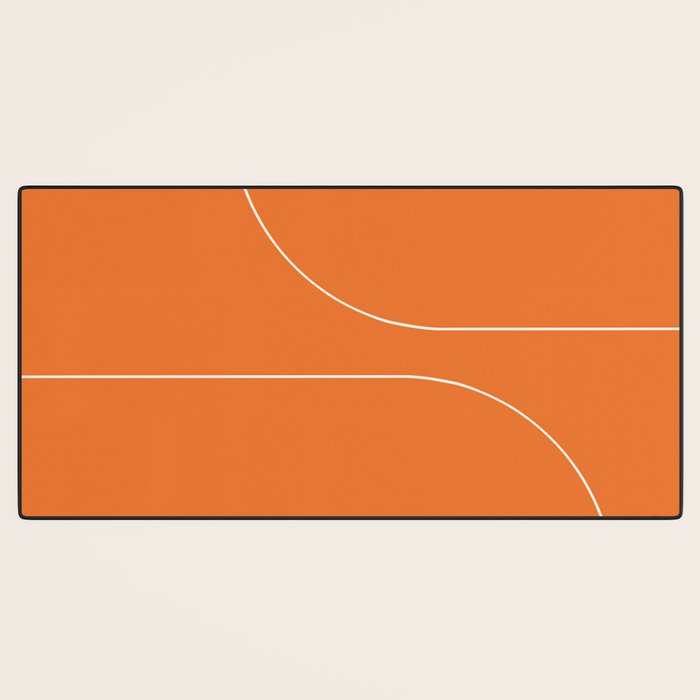 Modern Minimal Line Abstract XXV Desk Mat Gallery Image 3