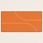 Modern Minimal Line Abstract XXV Desk Mat Gallery Image 3
