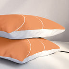 Modern Minimal Line Abstract XXV Pillow Sham Gallery Image 3