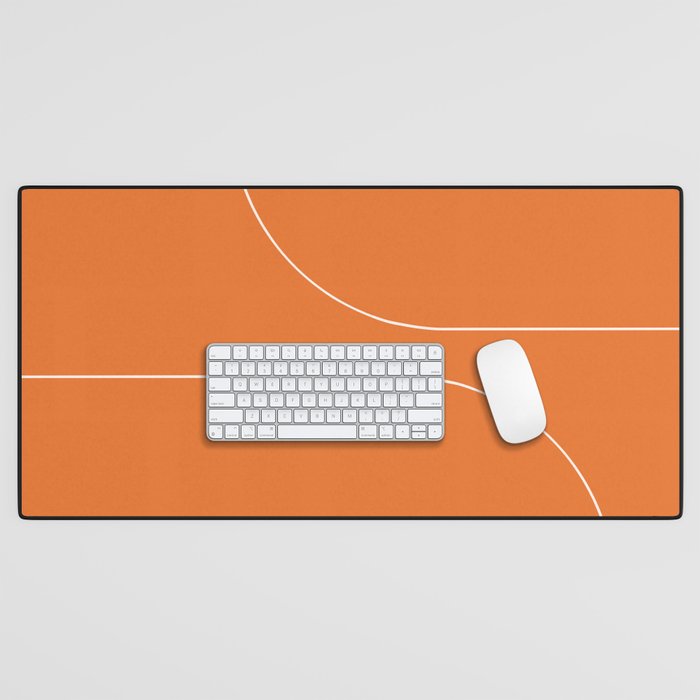 Modern Minimal Line Abstract XXV Desk Mat Gallery Image 1