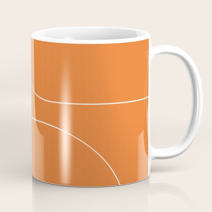Modern Minimal Line Abstract XXV Coffee Mug Gallery Image 1