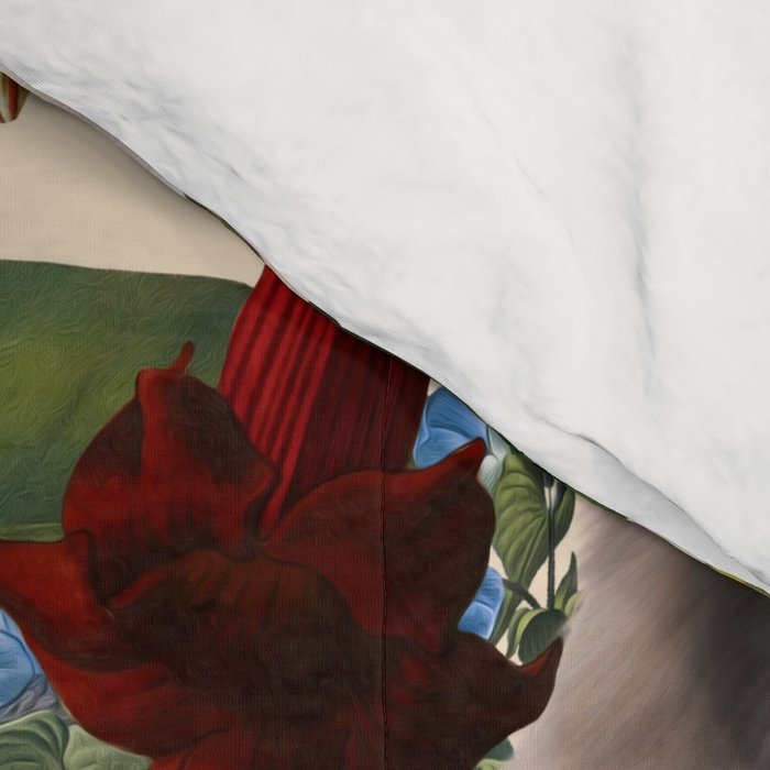 Cat and Floral Pattern IV Comforter Gallery Image 4
