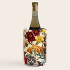 Cat and Floral Pattern IV Wine Chiller Gallery Image 1