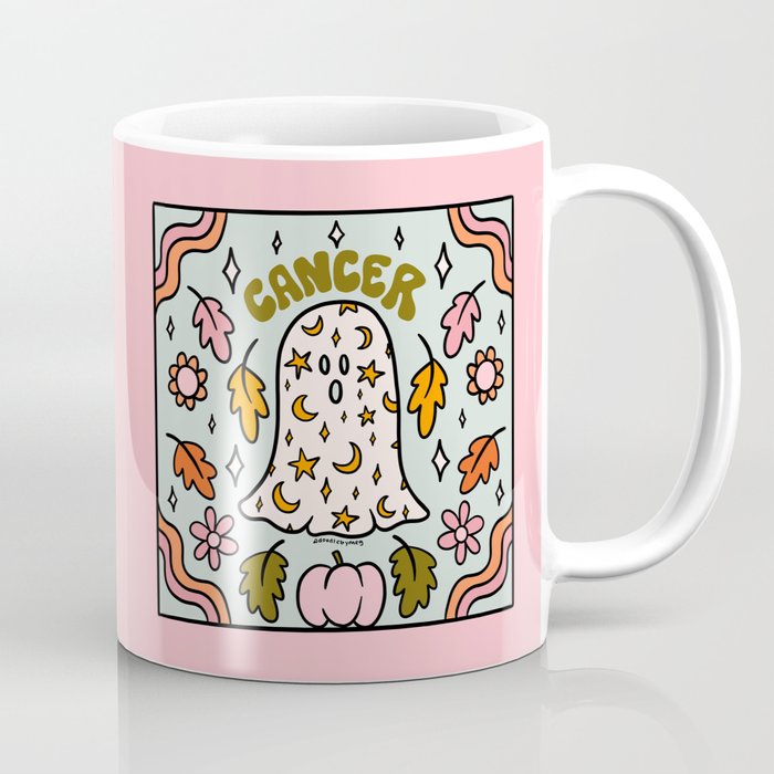 Cancer Ghost Coffee Mug Gallery Image 1