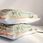 Villa Courtyard Mediterranean Art Pillow Sham Gallery Image 3
