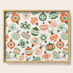 Vintage Ornaments Serving Tray Gallery Image 1